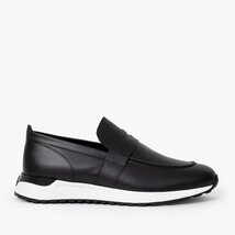 The Lumina Black Buffalo Leather Women Sneaker image 11