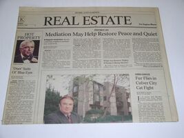 Frank Sinatra Real Estate Newspaper Supplement Vintage 1995 Cover Photo - $24.99