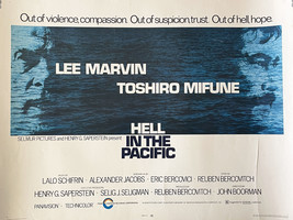 Hell in the Pacific 1968 vintage movie poster - £80.18 GBP