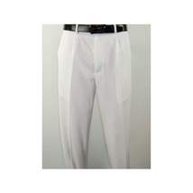Mens INSERCH 2pc Walking Leisure Suit Shirt Pants Set Short Sleeves 9356 White image 4