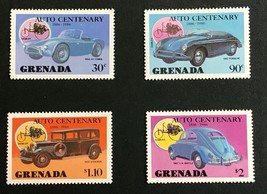 Grenada - Auto Centenary 1986 set of 4 - MNH - $4.00