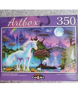 Artbox Jigsaw Puzzle, 350pc, Jungle Bridge, Unicorns, New Unopened - £7.96 GBP
