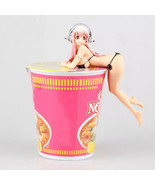 Super Sonico Anime Figure Cup Noodle Stopper Swimsuit PVC Figure Toy Bulk - $164.09 MXN