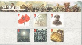 2014 The Great War 1914 Presentation Pack Collectable UK Stamps Poppy - $9.46