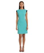 Donna Morgan Women's Teal Green Extended Shoulder Cap Sleeve Sheath Dres... - $497.60 MXN Donna Morgan Women's Teal Green Extended Shoulder Cap Sleeve Sheath Dres... - $497.60 MXN