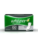 Whisper Ultra Nights Sanitary Pads (10 Count) XXXL | Free Shipping - $24.69 CAD
