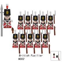 11pcs Napoleonic Military Soldiers Building Blocks WW2 Figures Kid Toy A - £15.74 GBP