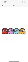 Pac-Man 4 Ghosts Arcade Video Game Enamel Lapel Pin 1.5” X 0.4” New Meta... - $6.00