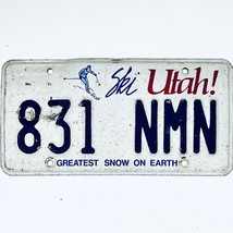  United States Utah Ski Passenger License Plate 831 NMN - £12.95 GBP