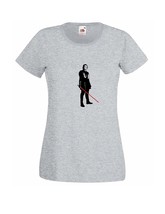 Womens Star Wars t-shirt; Obi Wan Kenobi with Blue Lightsaber Jedi knight Tshirt - £21.40 GBP