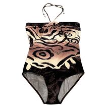 Sunflair Jutta Friemann Halter Neck One-Piece Swimsuit With Tribal Print... - $36.48