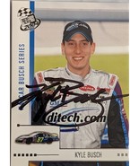 2004 Press Pass Nascar Busch Series Kyle Busch Autographed Rookie Card - €51,70 EUR