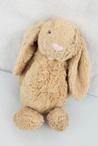 Jellycat 12&quot; Plush Bashful Bunny Tan Beige Light Brown Medium Stuffed Plush - £11.86 GBP