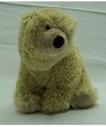 Ty Beanie Baby SOFT PARKA THE TAN BEAR 6&quot; Bean Bag Stuffed Animal Toy 2006 - £11.87 GBP