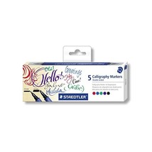 Staedtler 3002C5Calligraphy Marker with Chisel Tip Double Ended 3.5mm an... - £26.37 GBP