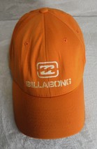 Billabong Orange Baseball Cap Hat Fitted Polyester Cotton Mens - £11.51 GBP
