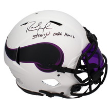Randy Moss Autographed &quot;Straight Cash Homie&quot; Vikings Authentic Helmet Fa... - £1,033.45 GBP