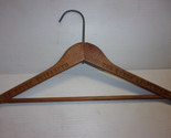 Vintage Wood Coat Hanger LE REINE ELIZABETH, THE QUEEN ELIZABETH 1950&#39;s - £16.03 GBP