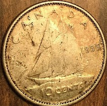 1959 Canada Silver 10 Cents - £2.00 GBP
