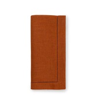 Sferra Festival Dinner Napkins Paprika Orange Linen Set of 4 - £48.98 GBP