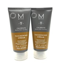 Paul Mitchell Mitch Calibrate Medium Hold Thickening Cream 2.5 oz-2 Pack - £27.79 GBP
