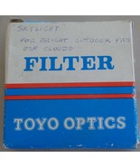Toyo Optics Camera Filter for Skylight Gently Used Excellent COND Origin... - $222.20 MXN