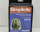 Simplicity Genuine HiFlow HEPA And Secondary Filter Set For JACK Caniste... - £30.09 GBP