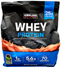 Kirkland Signature Whey Protein Creamy Chocolate 5.4 Lbs EXP 05/2027 - $68.32