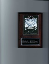 GEORGIA BULLDOGS SANFORD STADIUM PLAQUE FOOTBALL NCAA - £3.81 GBP