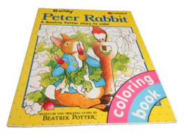Vintage Peter Rabbit A Beatrix Potter Story to Color Ladybird Books 1988 - £9.74 GBP