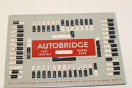 Vintage AutoBridge  Game w/Manual &amp; Sheets Learn to Play Bridge Alfred S... - $9.89