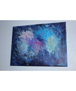 Acrylic Painting by Local Artist,Dan Nester,&quot;Galaxy One&quot;- 16 x 12 - £36.47 GBP