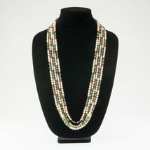 Chanel Vintage Gripoix Bead Costume Pearl 5-Strand Necklace 1970s 34&quot; - £6,140.27 GBP