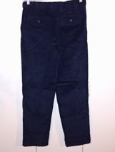 LAND&#39;S END MEN&#39;S NAVY TRADITIONAL FIT COTTON CORDUROY PANTS-30x31.75-WOR... - $14.89