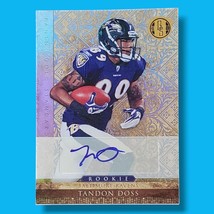 2011 Panini Gold Standard Autograph Silver Tandon Doss RC /499 Baltimore... - £2.20 GBP