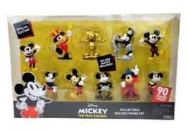 Disney Mickey Mouse 90 Years of Magic Deluxe 10 Piece Figure Set Special Edition - £24.17 GBP