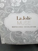 La Jolie Muse Soy Candle Blue Lotus Travel Aromatherapy - £14.87 GBP