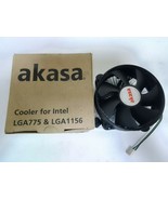 Akasa LGA775 &amp; LGA1156 CPU Cooler Intel Aluminum Fins &amp; Core Silver - $52.65 CAD