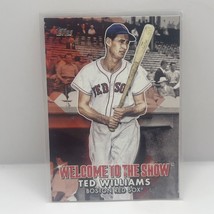2022 Topps Series 1 Baseball Ted Williams Welcome to the Show WTTS-32 Red Sox - £1.54 GBP