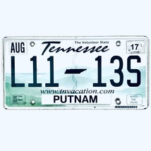 2017 United States Tennessee Putnam County Passenger License Plate L11 13S - £13.13 GBP