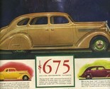 1935 New NASH 400 Full Color Magazine Advertisement - $11.88