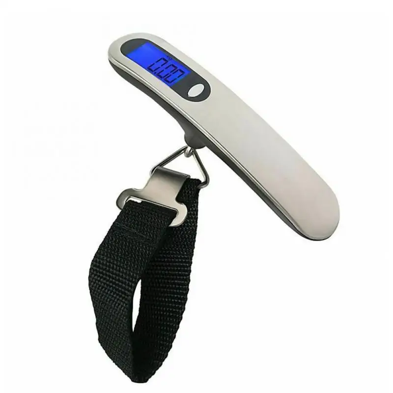 LCD Digital Luggage Scale 50kg Portable Electronic Scale Weight Balance Suitcase - £136.49 GBP