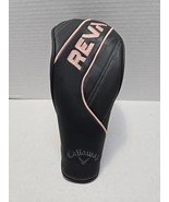 Callaway REVA Pink &amp; Black Driver 3 Wood Head Cover Headcover Only Cover - $200.66 MXN