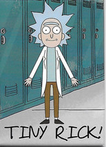 Rick and Morty Animated Series Tiny Rick Image Refrigerator Magnet NEW UNUSED - £3.18 GBP