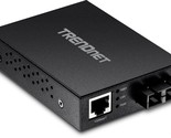 TRENDnet 1000BASE-T to SFP Fiber Media Converter, Gigabit Ethernet to SF... - $59.75