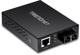 TRENDnet 1000BASE-T to SFP Fiber Media Converter, Gigabit Ethernet to SFP Media  - £47.65 GBP