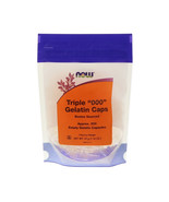 Now Foods Triple &quot;000&quot; Empty Gelatin Capsules, 200 Capsules - $21.50 CAD
