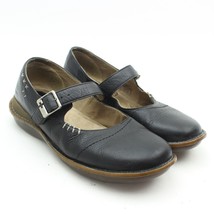 Dr. Doc Martens Black Leather Mary Jane Oxford Shoes Unisex Flats Uk Sz 7 - £43.65 GBP