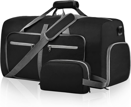 65L Duffle Bag with Shoes Compartment and Adjustable Strap - £25.70 GBP