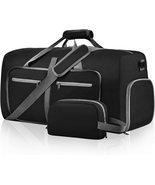 65L Duffle Bag with Shoes Compartment and Adjustable Strap - £25.34 GBP